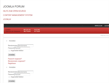 Tablet Screenshot of joomla-forum.de